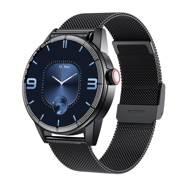 R6 1,32 pouces écran rond 2 en 1 Bluetooth écouteur montre intelligente, prise en charge des appels Bluetooth/surveillance de la santé