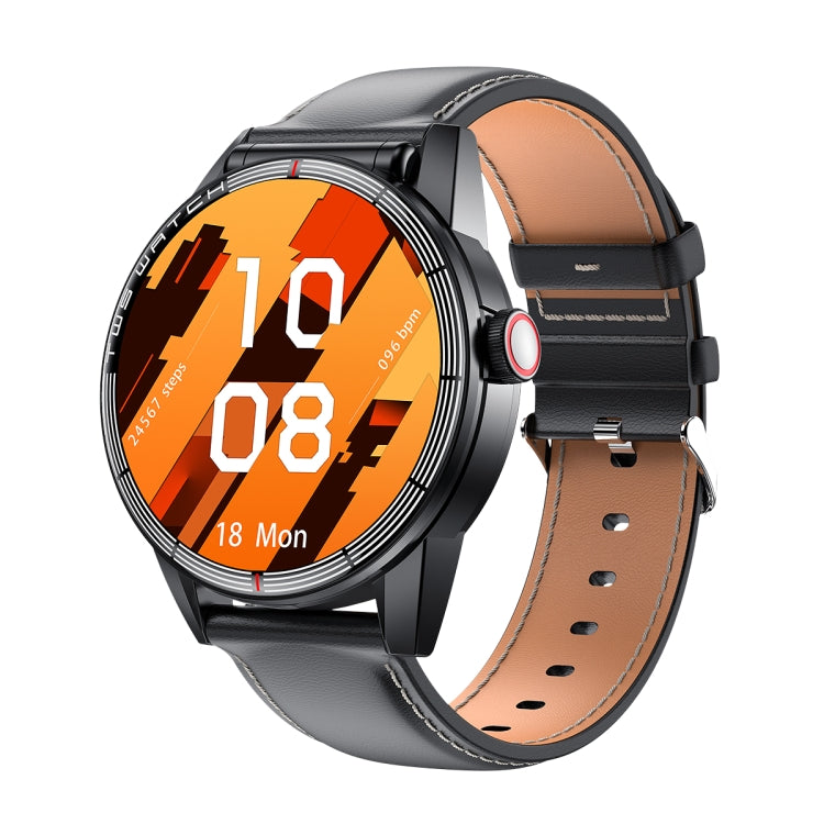 R6 1,32 pouces écran rond 2 en 1 Bluetooth écouteur montre intelligente, prise en charge des appels Bluetooth/surveillance de la santé