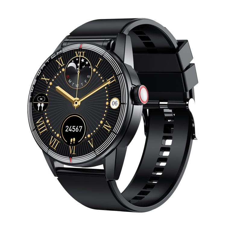 R6 1,32 pouces écran rond 2 en 1 Bluetooth écouteur montre intelligente, prise en charge des appels Bluetooth/surveillance de la santé