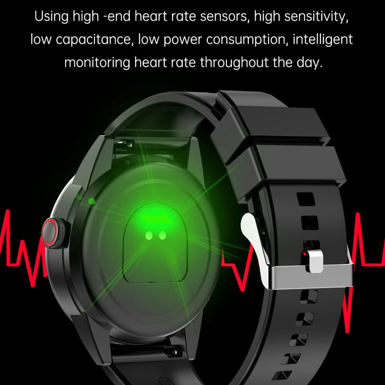 R6 1,32 pouces écran rond 2 en 1 Bluetooth écouteur montre intelligente, prise en charge des appels Bluetooth/surveillance de la santé