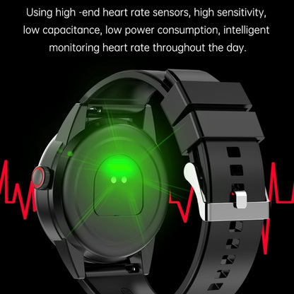 R6 1,32 pouces écran rond 2 en 1 Bluetooth écouteur montre intelligente, prise en charge des appels Bluetooth/surveillance de la santé