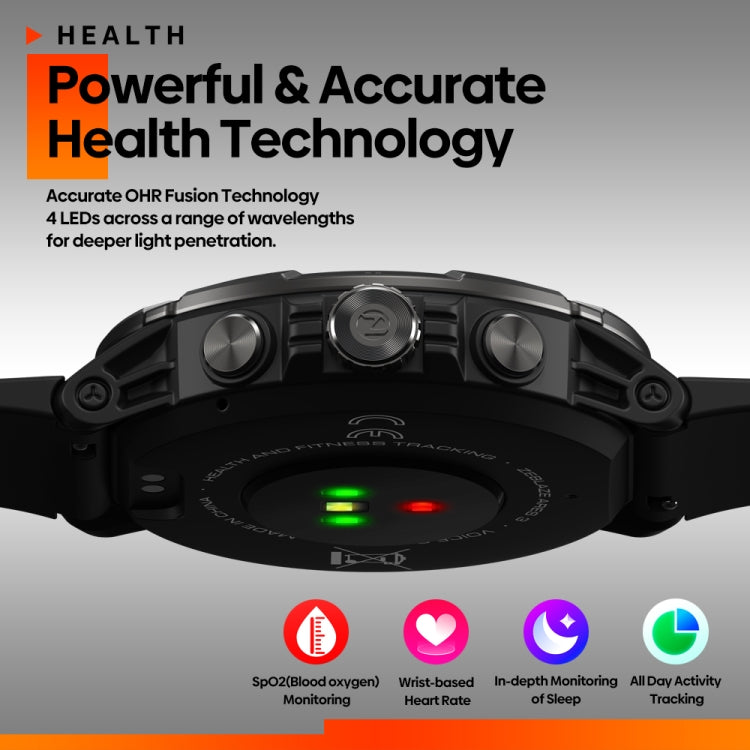 Zeblaze Ares 3 La montre intelligente à écran IPS de 1,52 pouces prend en charge la surveillance de la santé / les appels vocaux