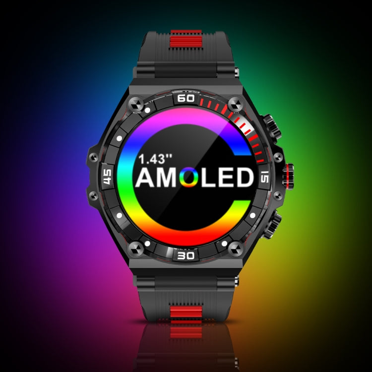 CT18 La montre intelligente à écran AMOLED de 1,43 pouce prend en charge la détection d'appel Bluetooth / d'oxygène sanguin
