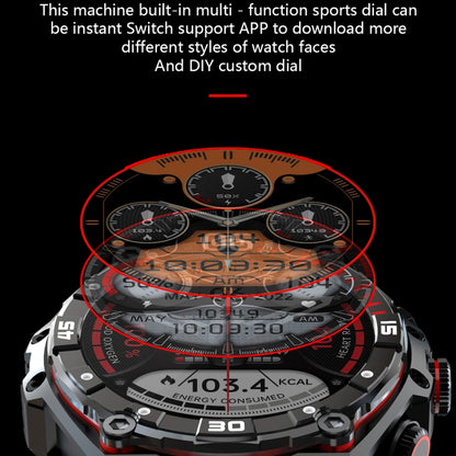 CT18 La montre intelligente à écran AMOLED de 1,43 pouce prend en charge la détection d'appel Bluetooth / d'oxygène sanguin