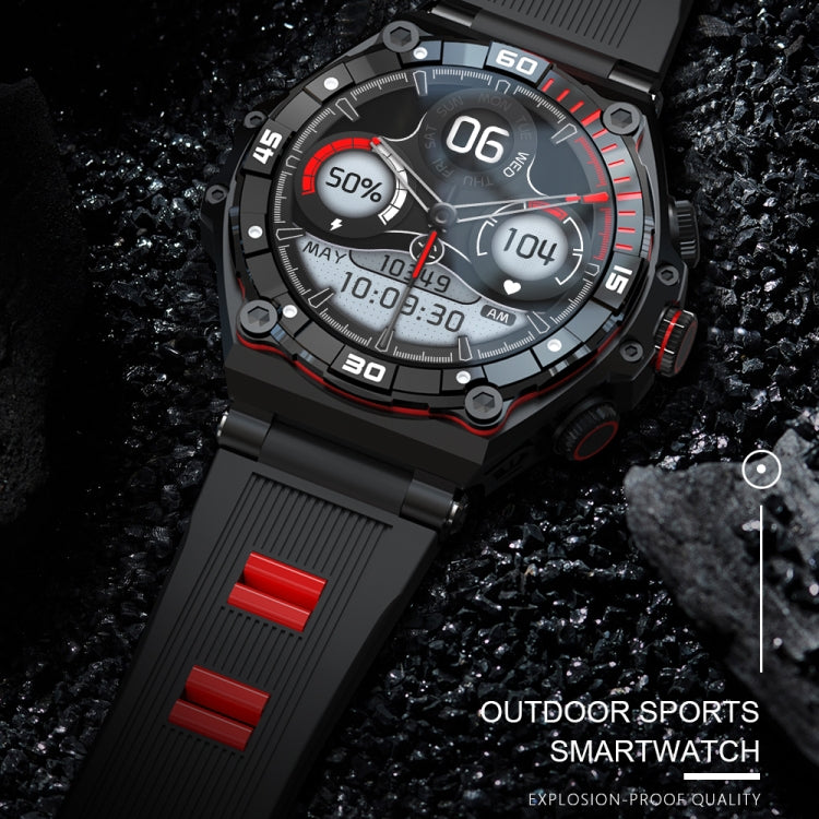 CT18 La montre intelligente à écran AMOLED de 1,43 pouce prend en charge la détection d'appel Bluetooth / d'oxygène sanguin