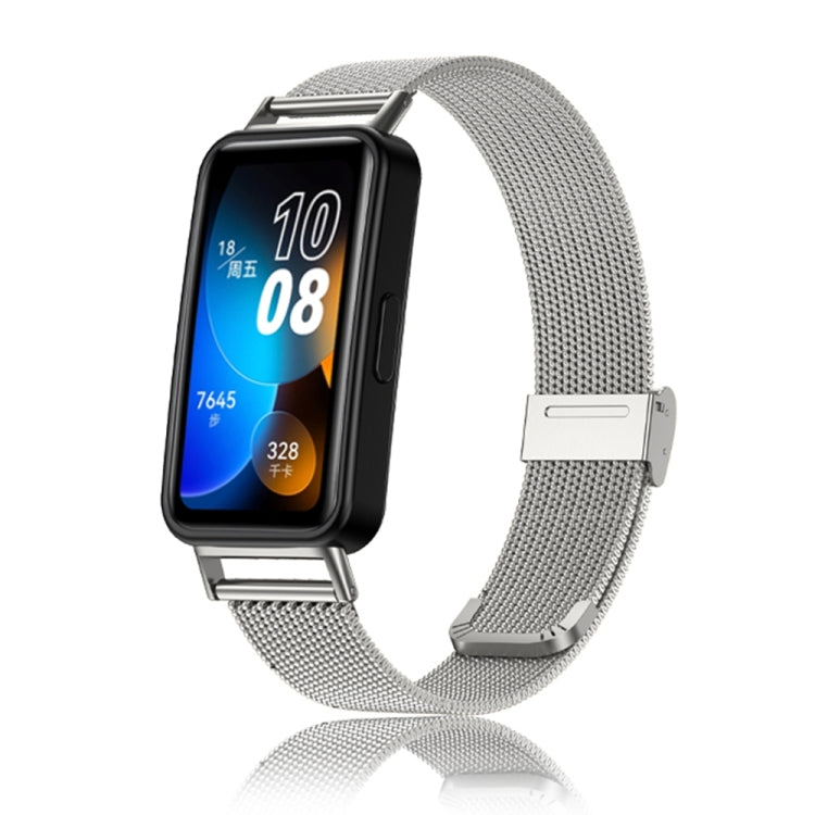 Bracelet de montre Milan en maille métallique en acier inoxydable 16 mm, For Huawei Band 8