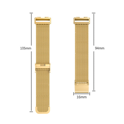 Bracelet de montre Milan en maille métallique en acier inoxydable 16 mm, For Huawei Band 8