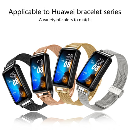 Bracelet de montre Milan en maille métallique en acier inoxydable 16 mm, For Huawei Band 8