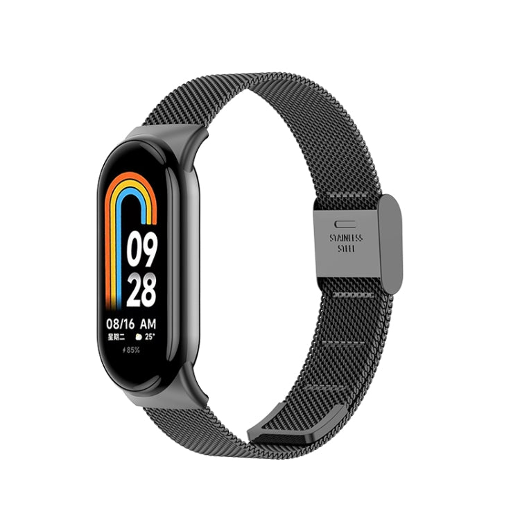 Bracelet de montre en métal à boucle milanaise, For Xiaomi Mi Band 8