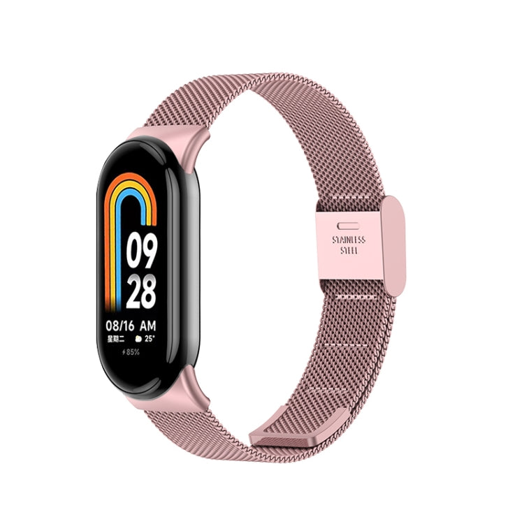Bracelet de montre en métal à boucle milanaise, For Xiaomi Mi Band 8