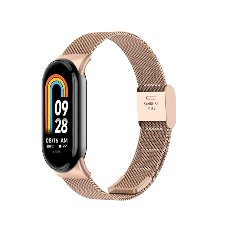 Bracelet de montre en métal à boucle milanaise, For Xiaomi Mi Band 8