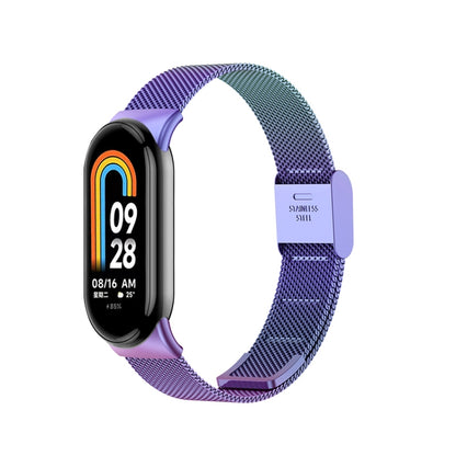Bracelet de montre en métal à boucle milanaise, For Xiaomi Mi Band 8