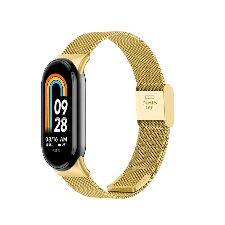 Bracelet de montre en métal à boucle milanaise, For Xiaomi Mi Band 8