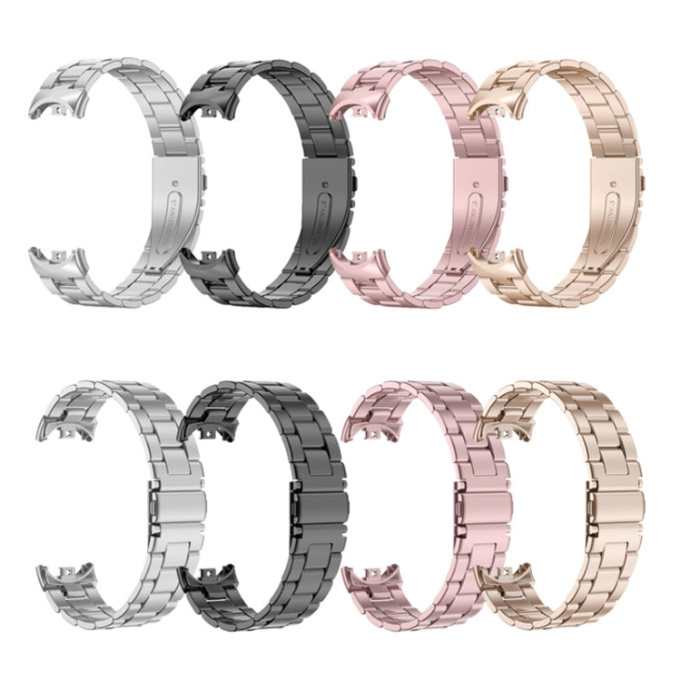 Bracelet de montre en métal à trois perles milanaise, For Xiaomi Mi Band 8