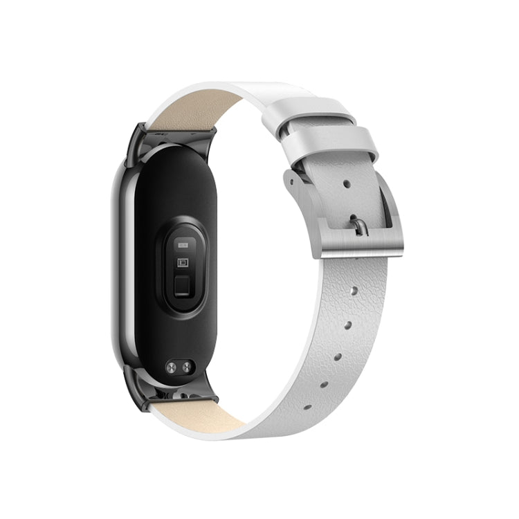 Bracelet de montre de remplacement en cuir, For Xiaomi Mi Band 8
