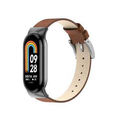 Bracelet de montre de remplacement en cuir, For Xiaomi Mi Band 8