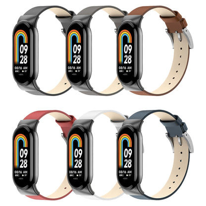 Bracelet de montre de remplacement en cuir, For Xiaomi Mi Band 8