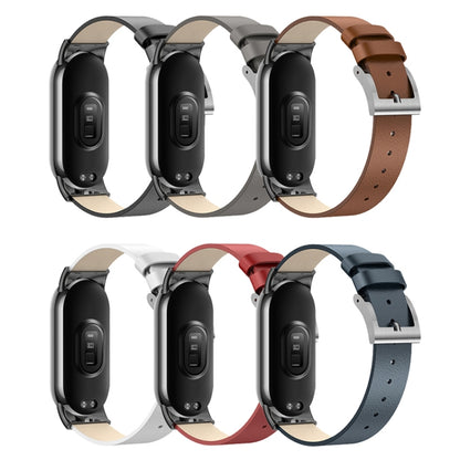 Bracelet de montre de remplacement en cuir, For Xiaomi Mi Band 8