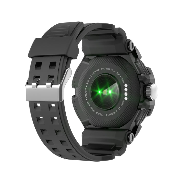 OVISEN GT100 1.39 pouces écran TFT 2 en 1 casque Bluetooth montre intelligente, prise en charge de la surveillance de l'oxygène sanguin/musique Bluetooth