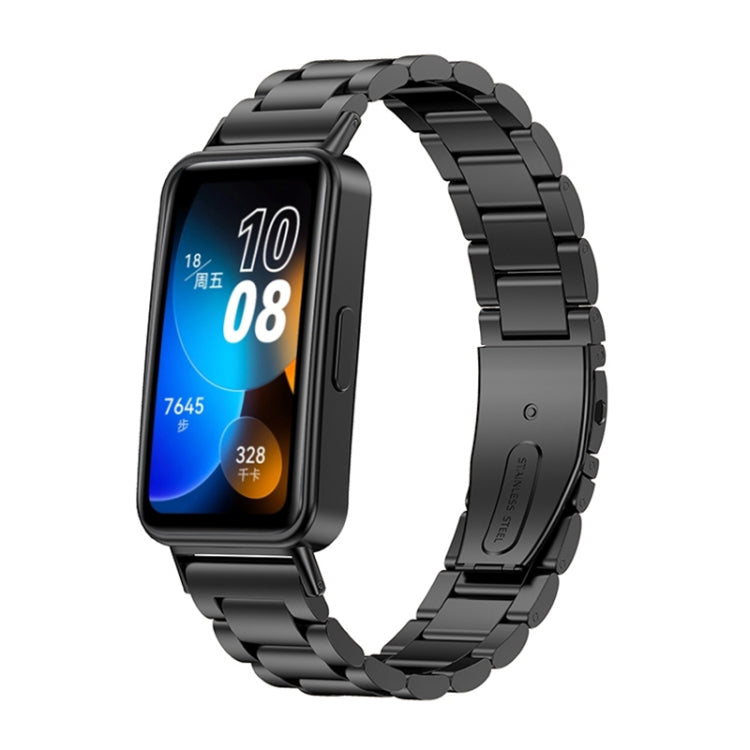 Bracelet de montre de remplacement en métal à trois souches de 16 mm, For Huawei Band 8