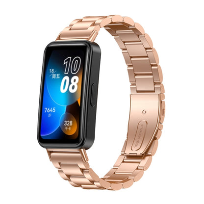 Bracelet de montre de remplacement en métal à trois souches de 16 mm, For Huawei Band 8