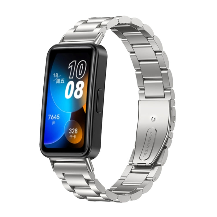Bracelet de montre de remplacement en métal à trois souches de 16 mm, For Huawei Band 8