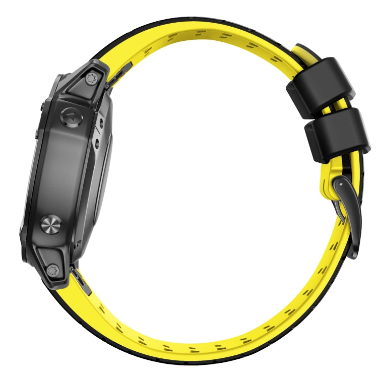 Bracelet de montre en silicone à dégagement rapide trapézoïdal de 22 mm, For Garmin Fenix 7