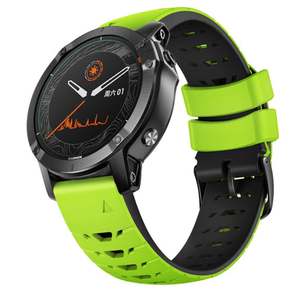 Bracelet de montre en silicone à dégagement rapide trapézoïdal de 22 mm, For Garmin Fenix 7