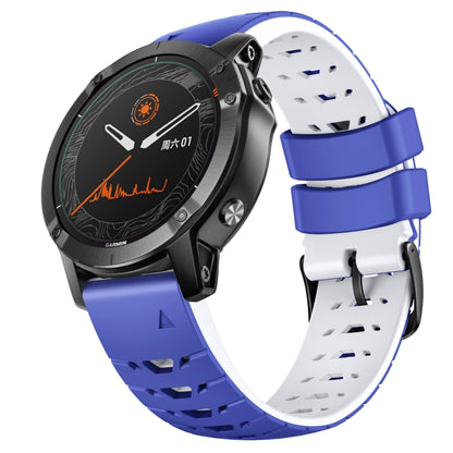 Bracelet de montre en silicone à dégagement rapide trapézoïdal de 22 mm, For Garmin Fenix 7