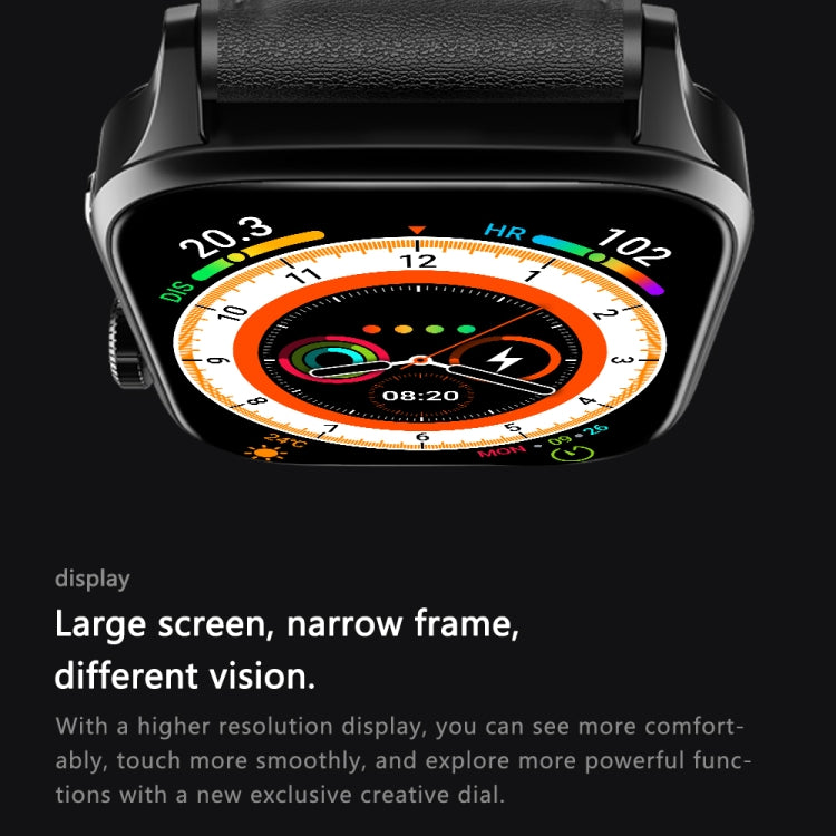 GT22 1,85 pouces écran TFT bande de silicone montre intelligente de santé, prise en charge des appels Bluetooth / plateau oxygène sanguin / température corporelle / arythmie / TI surveillance de la fréquence cardiaque, Silicone Band (Black)            ...