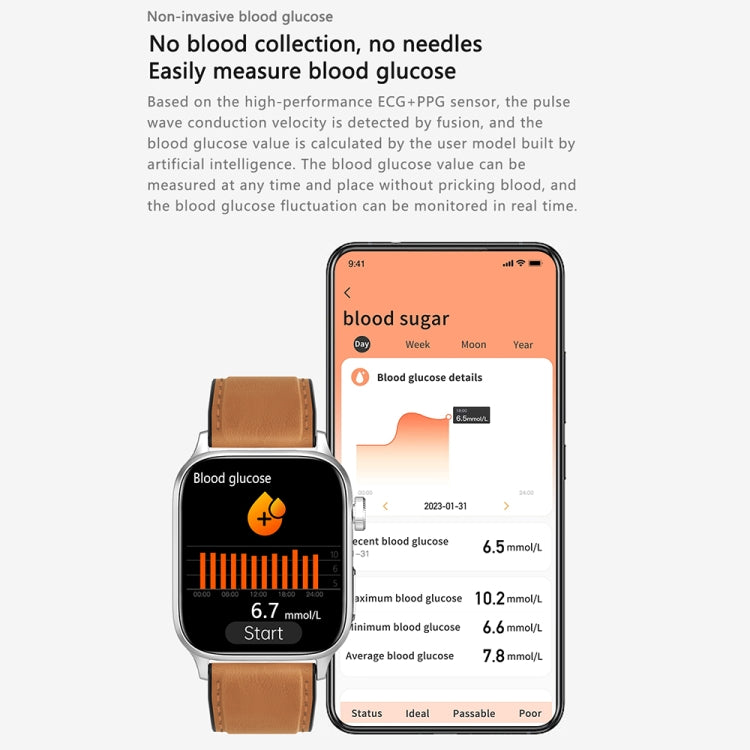 GT22 1,85 pouces écran TFT bande de silicone montre intelligente de santé, prise en charge des appels Bluetooth / plateau oxygène sanguin / température corporelle / arythmie / TI surveillance de la fréquence cardiaque, Silicone Band (Black)            ...
