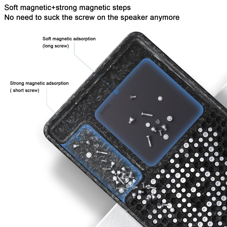 Plateau de rangement spécial à vis pour téléphone portable à conception magnétique Qianli