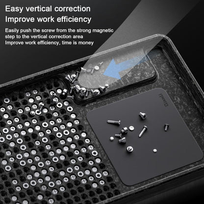 Plateau de rangement spécial à vis pour téléphone portable à conception magnétique Qianli