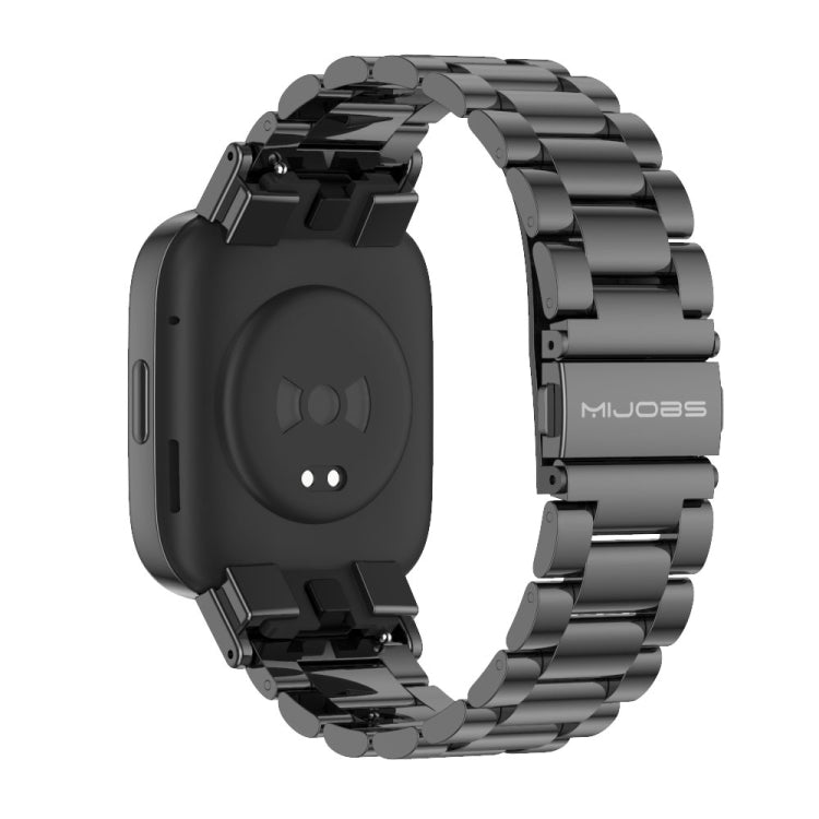 Bracelet de montre en acier inoxydable à trois perles Mijobs, For Redmi Watch 3