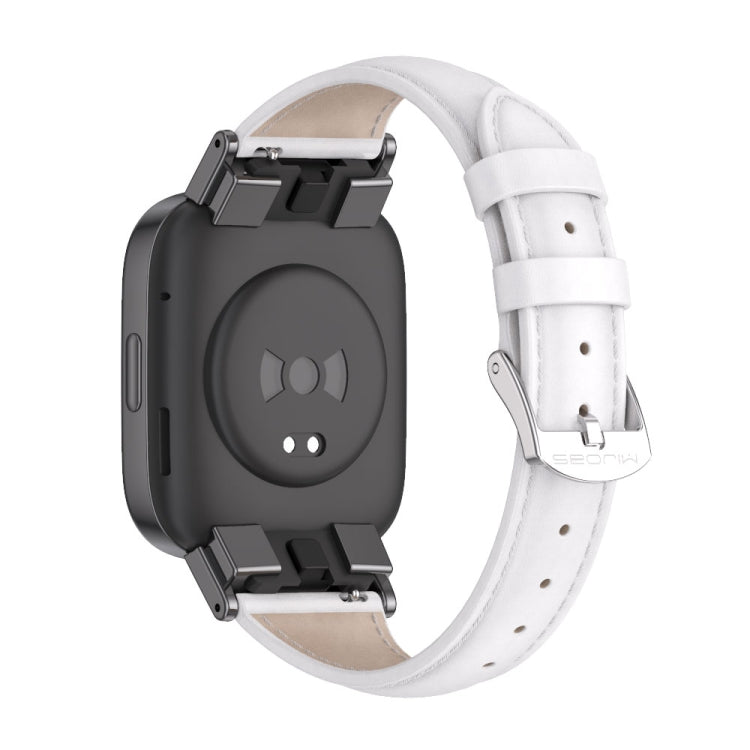Bracelet de montre mince en cuir véritable Mijobs, For Redmi Watch 3