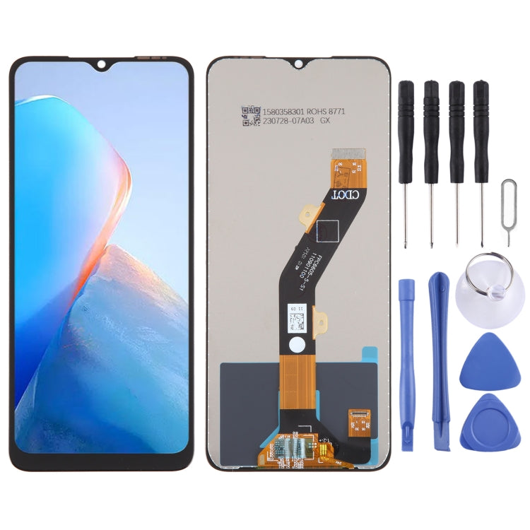 Écran LCD OEM pour avec assemblage complet de numériseur, For Infinix Smart 7 HD X6516, For Infinix Smart 7 India / Smart 7 Plus X6517