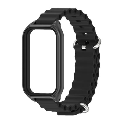 Bracelet de montre en silicone Mijobs Metal Shell Ocean, For Xiaomi Smart Band 8 Active / Redmi Band 2