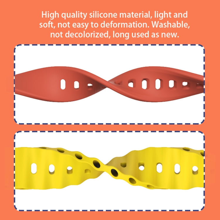 Bracelet de montre en silicone Mijobs Metal Shell Ocean, For Xiaomi Smart Band 8 Active / Redmi Band 2