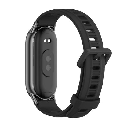 Bracelet de montre en silicone respirant à trou plat Mijobs, For Xiaomi Smart Band 10 / 9 / 8