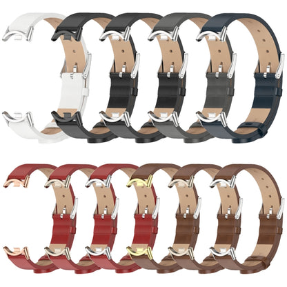 Bracelet de montre en cuir PU microfibre Mijobs, For Xiaomi Smart Band 10 / 9 / 8