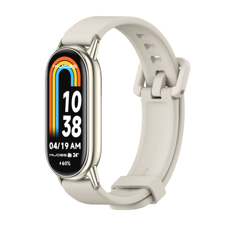 Bracelet de montre respirant en silicone Mijobs, For Xiaomi Smart Band 10 / 9 / 8
