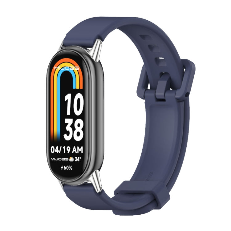 Bracelet de montre respirant en silicone Mijobs, For Xiaomi Smart Band 10 / 9 / 8