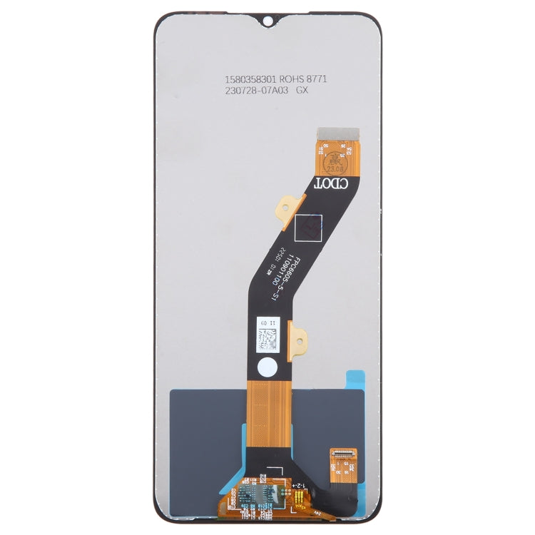 Écran LCD OEM pour avec assemblage complet de numériseur, For Tecno Spark Go 2023, For Tecno Pop 7 Pro / Itel P40 BF7