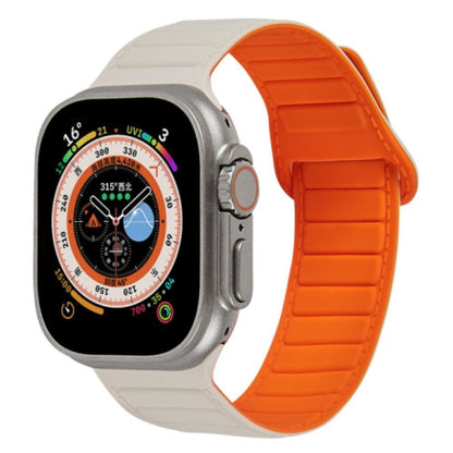 Bracelet de montre en silicone magnétique à boucle, For Apple Watch 8 41mm, For Apple Watch 8 45mm, For Apple Watch SE 2022 40mm, For Apple Watch SE 2022 44mm