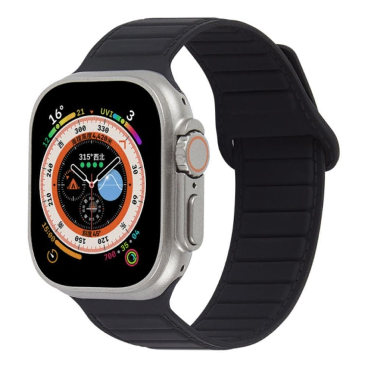 Bracelet de montre en silicone magnétique à boucle, For Apple Watch 4 44mm, For Apple Watch 4 40mm, For Apple Watch 3 38mm, For Apple Watch 3 42mm