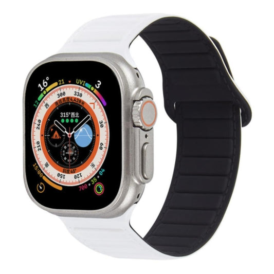 Bracelet de montre en silicone magnétique à boucle, For Apple Watch 4 44mm, For Apple Watch 4 40mm, For Apple Watch 3 38mm, For Apple Watch 3 42mm