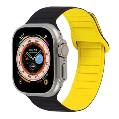 Bracelet de montre en silicone magnétique à boucle, For Apple Watch Ultra 2 49mm, For Apple Watch 9 45mm, For Apple Watch 9 41mm, For Apple Watch Ultra 49mm