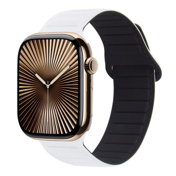 Bracelet de montre en silicone magnétique à boucle, For Apple Watch Series 10 46mm, For Apple Watch Series 10 42mm, For Apple Watch SE 2023 44mm, For Apple Watch SE 2023 40mm