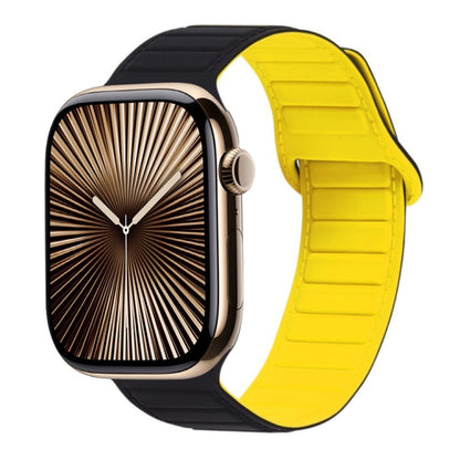Bracelet de montre en silicone magnétique à boucle, For Apple Watch Series 10 46mm, For Apple Watch Series 10 42mm, For Apple Watch SE 2023 44mm, For Apple Watch SE 2023 40mm