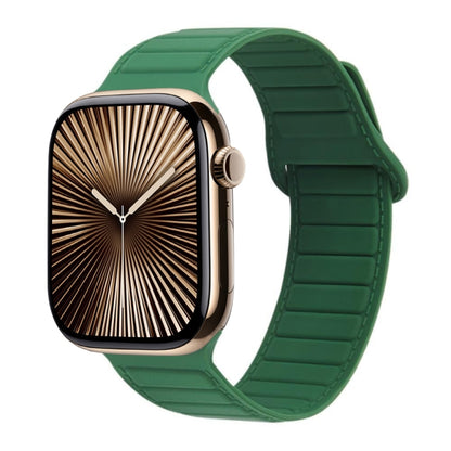Bracelet de montre en silicone magnétique à boucle, For Apple Watch Series 10 46mm, For Apple Watch Series 10 42mm, For Apple Watch SE 2023 44mm, For Apple Watch SE 2023 40mm